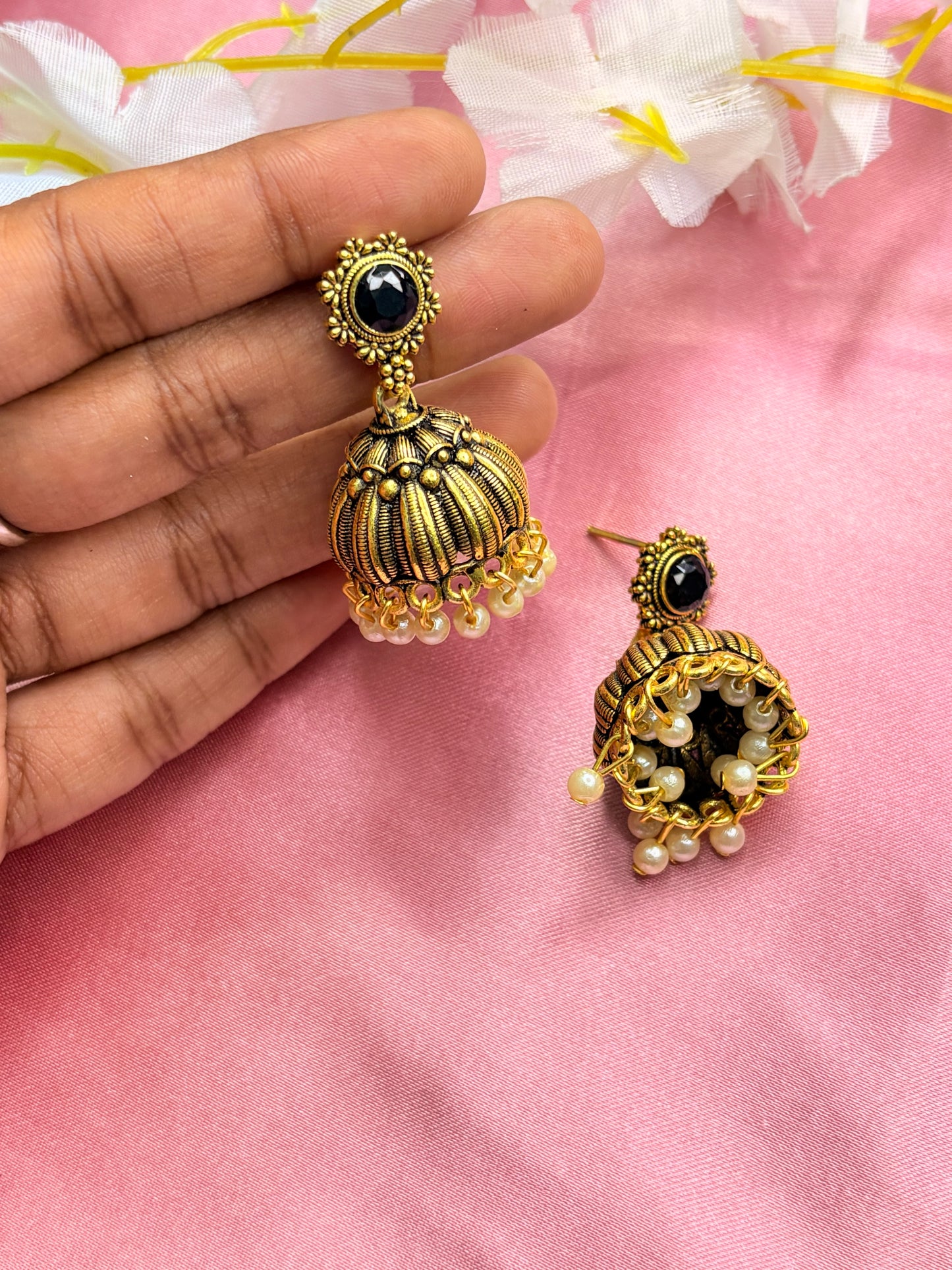 Temple earrings