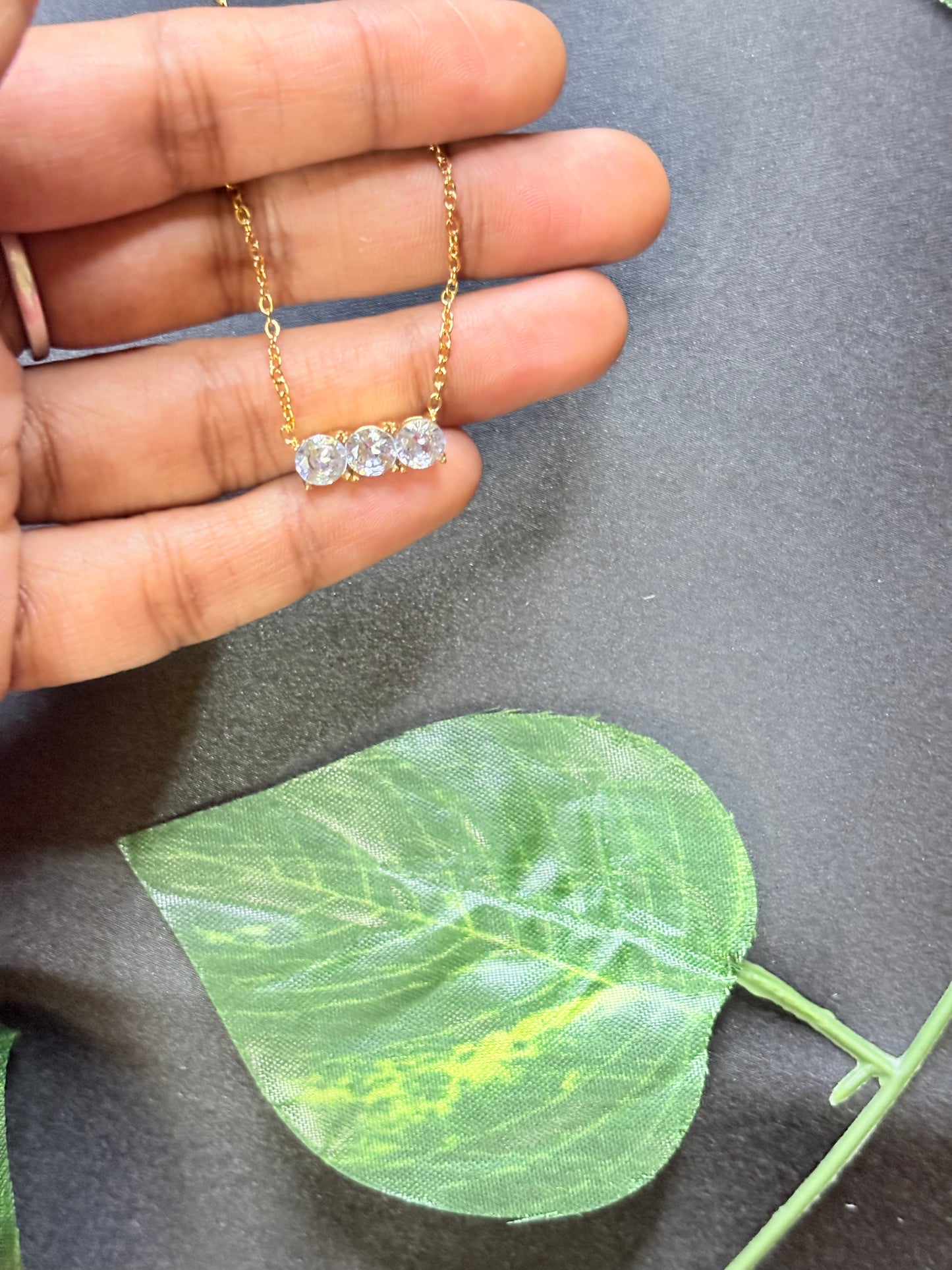 White line Necklace