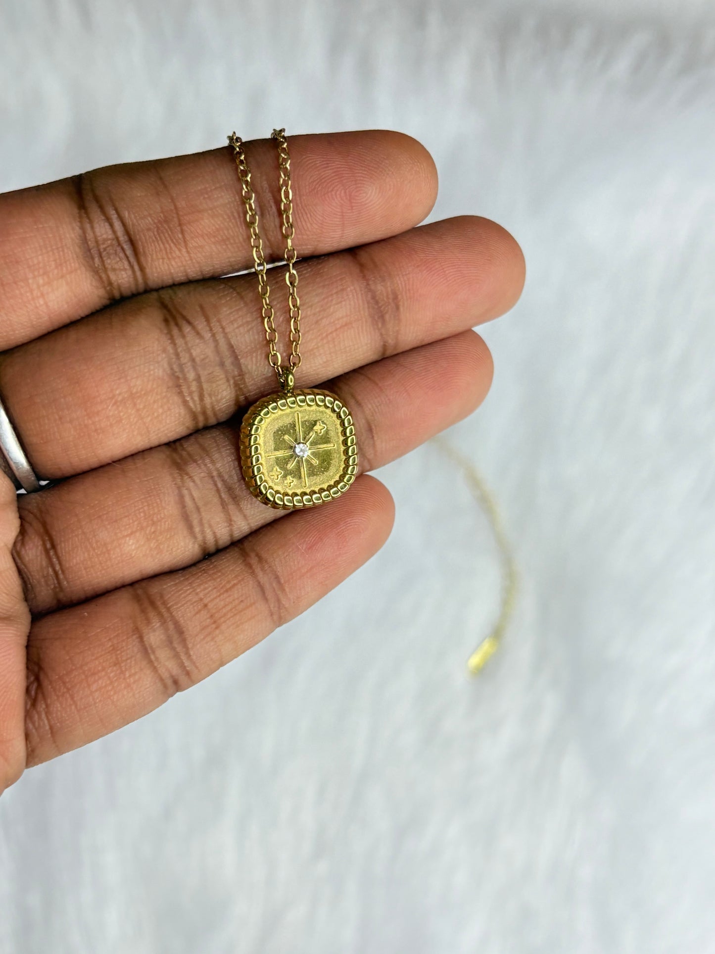 Paris Stamp Necklace