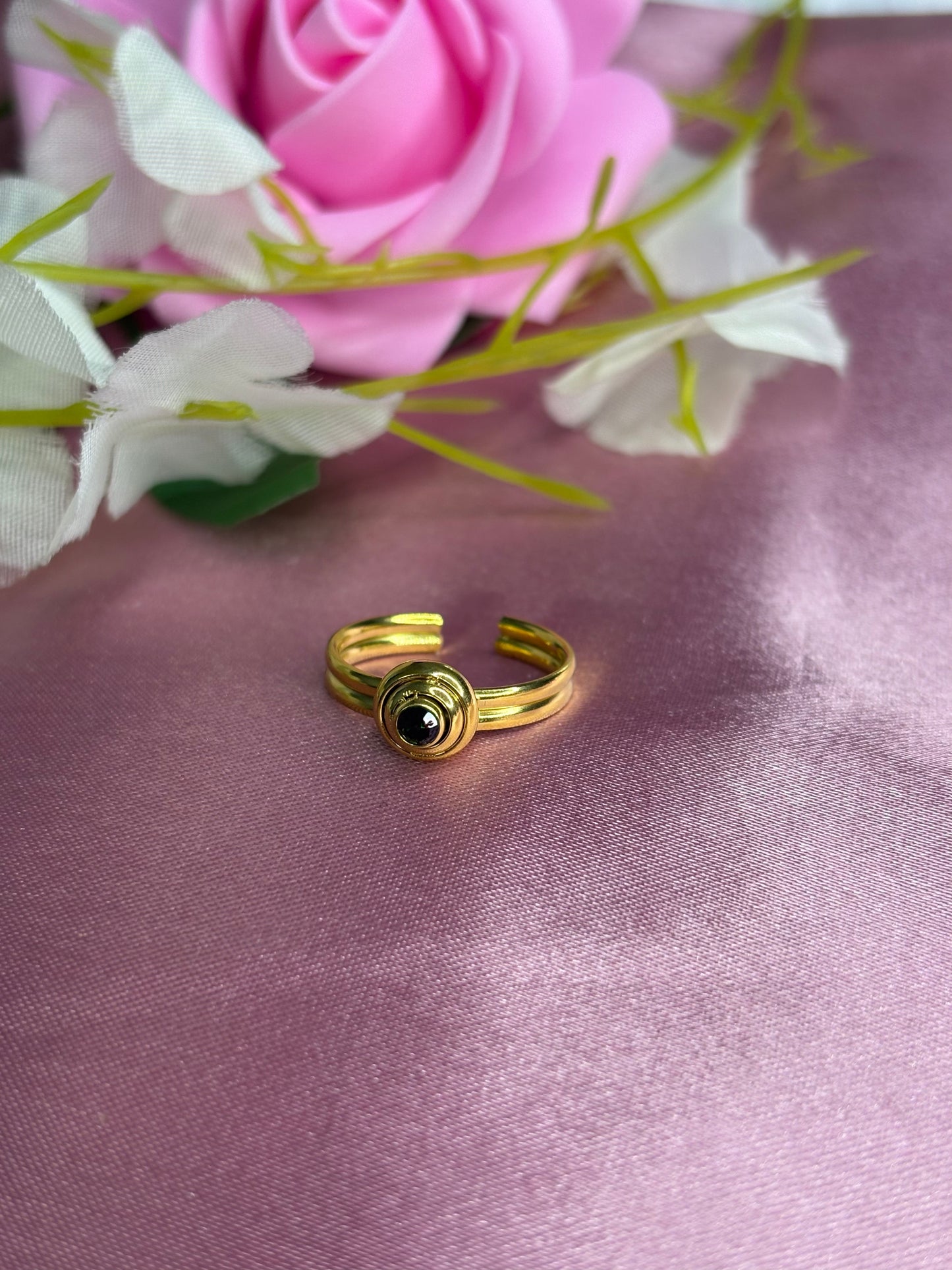 Greenstone Emel Ring