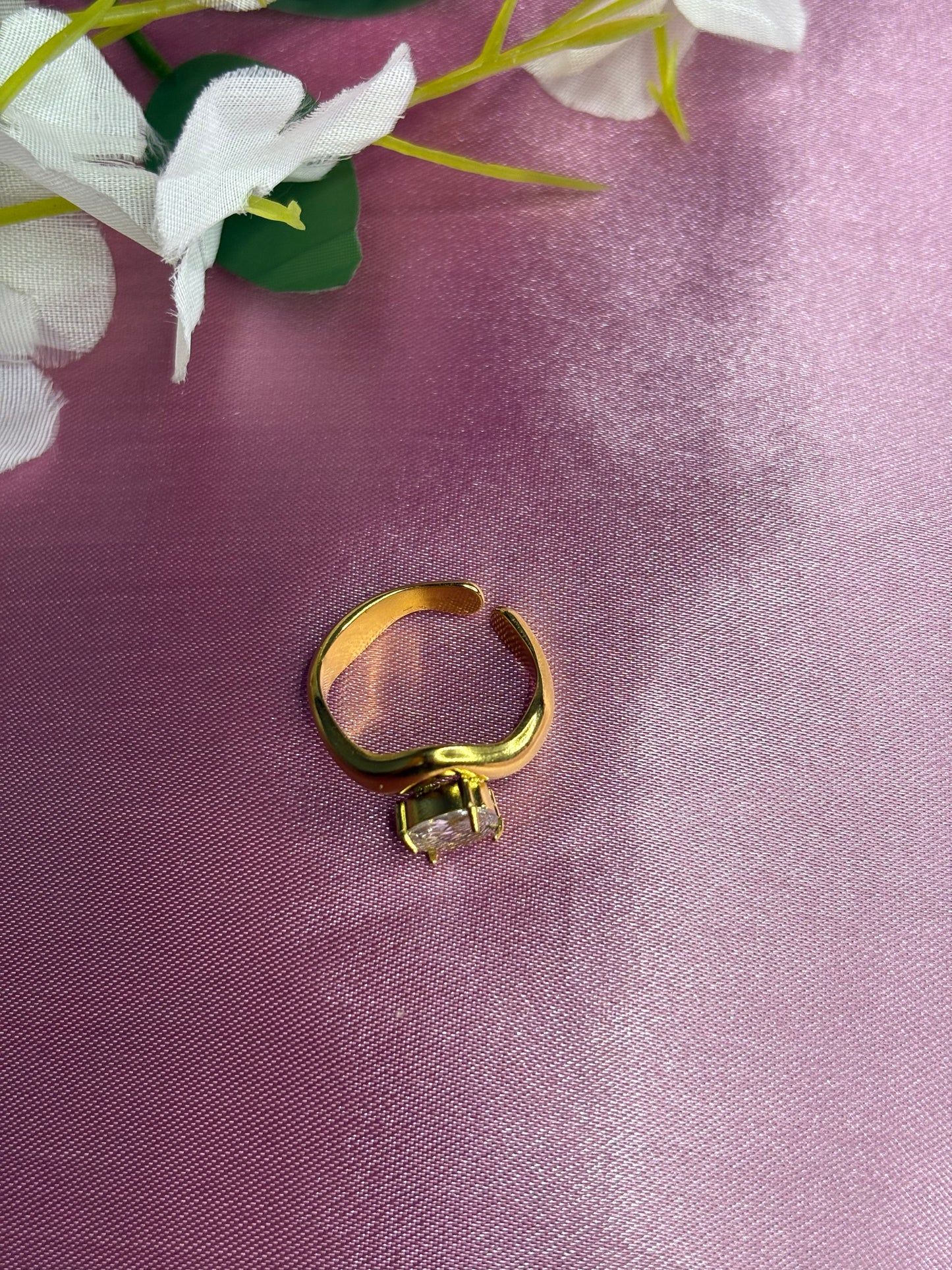 White Helen Ring