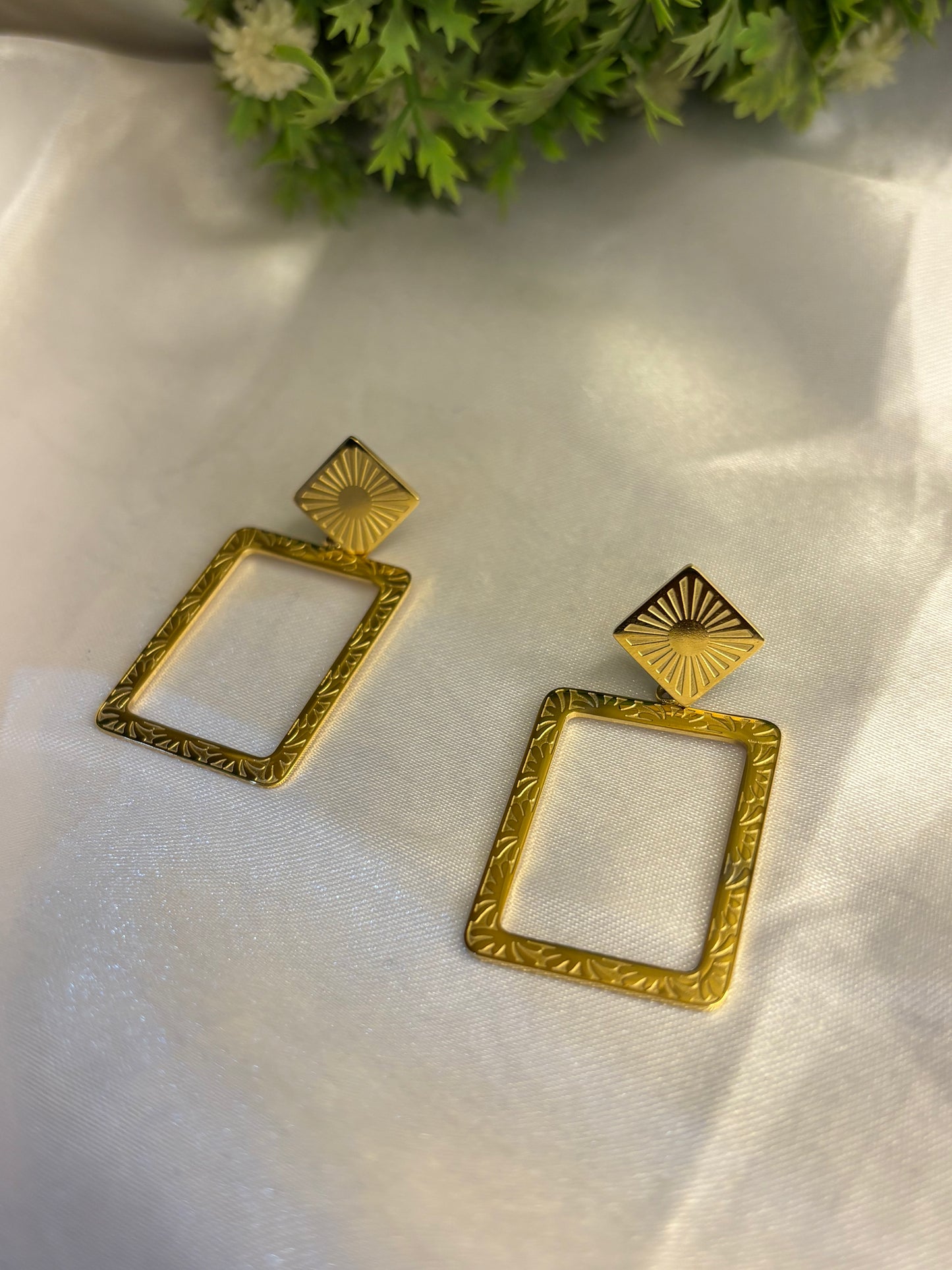 Open Box Earrings