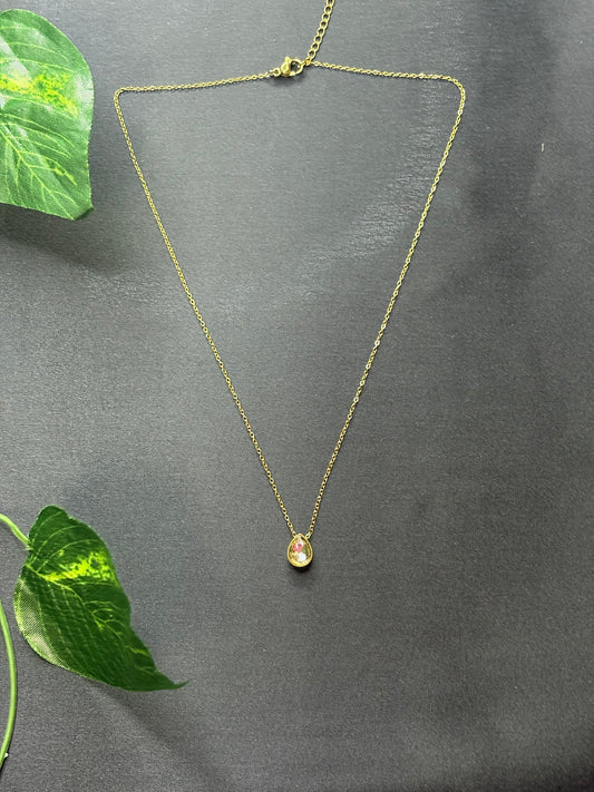 Stone Drop Necklace