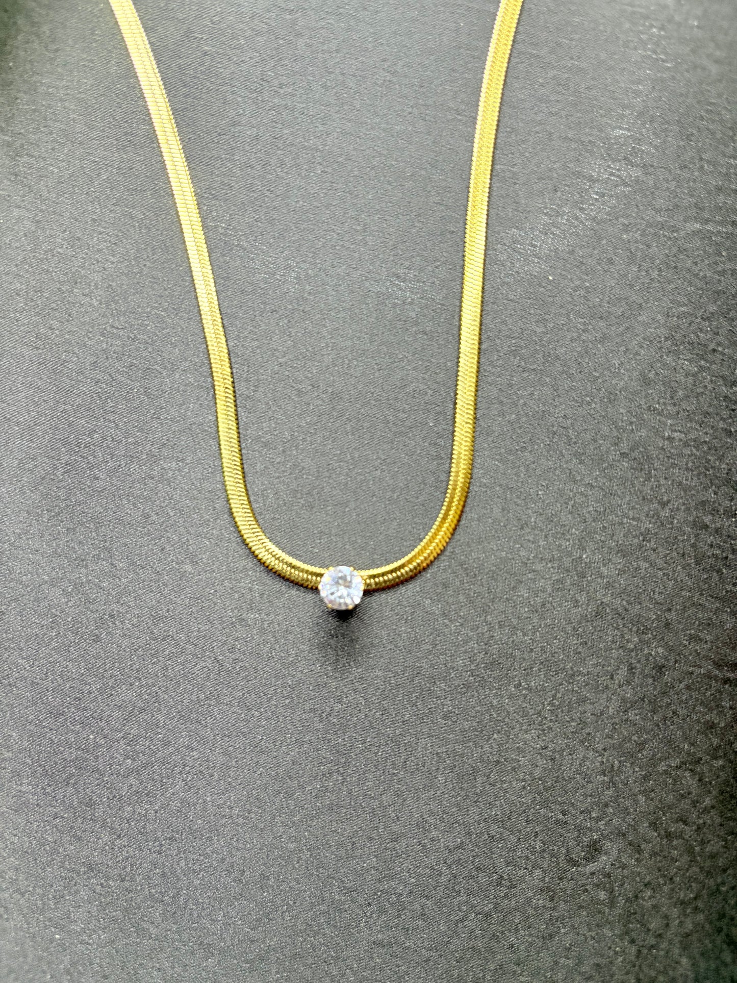 White Snake Necklace
