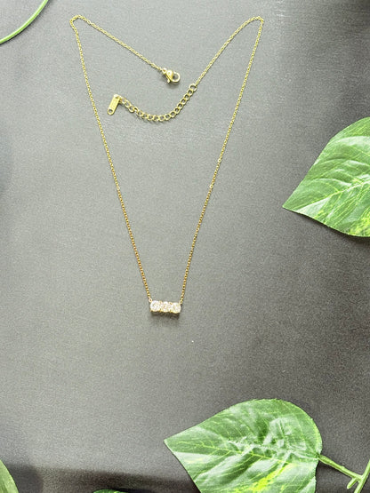 White line Necklace