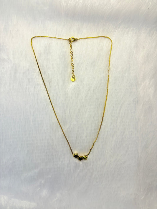 Triple Star Necklace