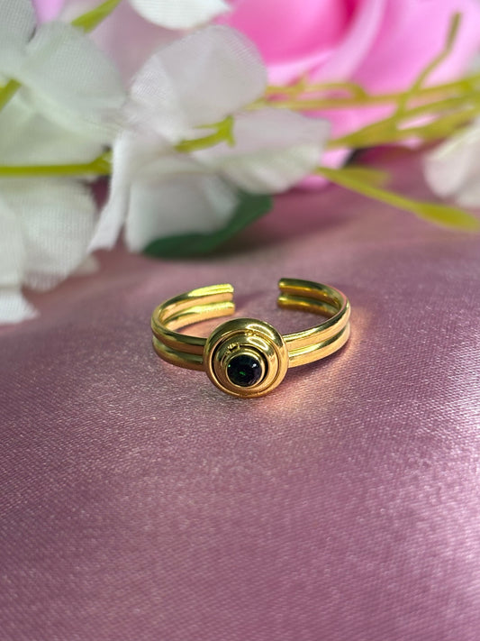 Greenstone Emel Ring
