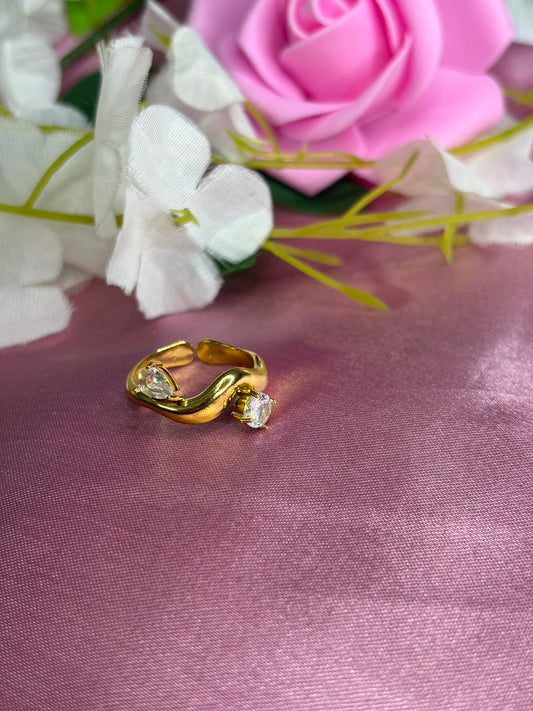 White Helen Ring