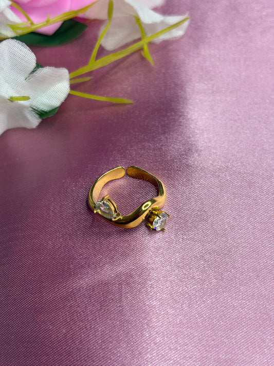 White Helen Ring
